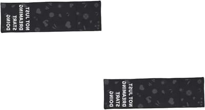 Sport Handdoek - Microvezel Doek - Fitness en Reizen - Sneldrogend Absorberend - 100x30cm - Zwart