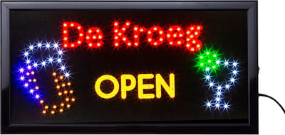 Led bord - De kroeg - Led borden - Led sign - Light box - 50 x 25cm - Bar decoratie - Led decoratie - LED - Uniek - Verlichting - Led verlichting - Cave & Garden