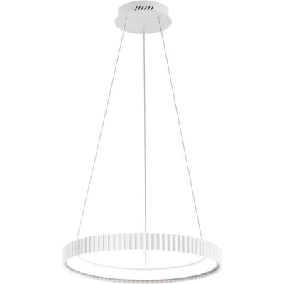 Luce Ambiente Design LED hanglamp Niike, wit, Ø 50 cm, metaal, CCT
