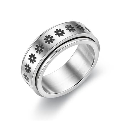 Fidget ring bloemen - Anti-stress - Anti-angst
