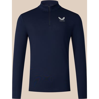 Heren Adapt Kwartrits Top - Marineblauw