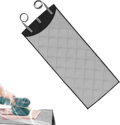 Strijkmat Deur - Stoomkussen Kleding - Kreukels Verwijderen - Hittebestendig Ontwerp - 115 x 48 cm - Grijs