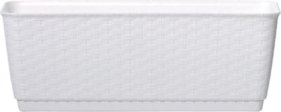 Bloempot Bloembak Ratolla P 30x12x12,6cm WIT Prosperplast