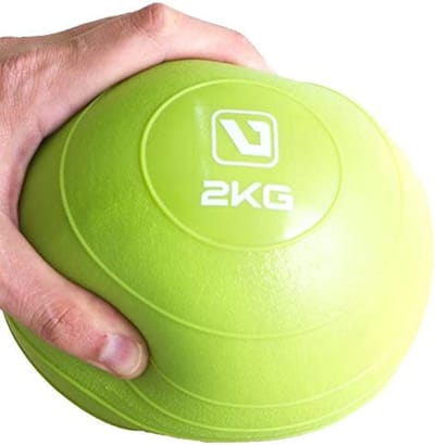 LiveUp Weight Ball fitness bal soft 2 KG Groen