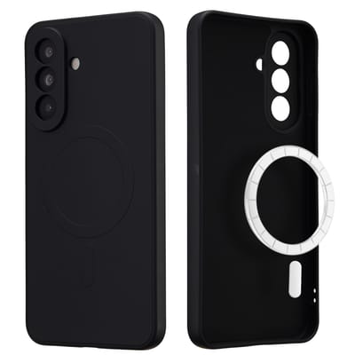 imoshion Hoesje - Geschikt voor Samsung Galaxy A37 (5G) - Color Backcover met Magnetische Ring - Zwart
