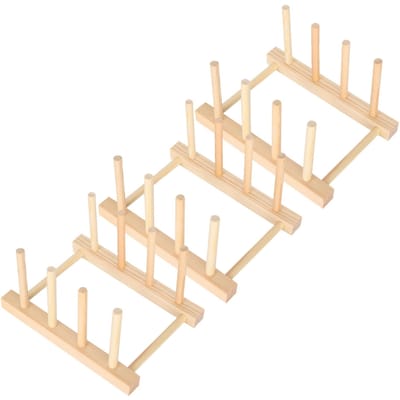 3-delige Kerst Keukengerei Kom Afwasrek Houten Plank Huisdecoratie beige