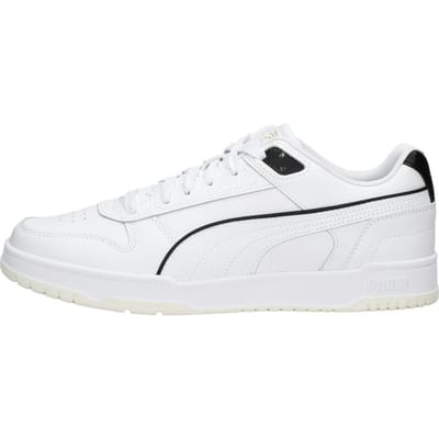 PUMA RBD Game Low Unisex Sneakers - Wit/Zwart/Goud