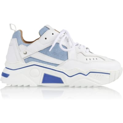 Dames Sneakers Dwrs Pluto Denim Jeans White Jeansblauw - Maat 37