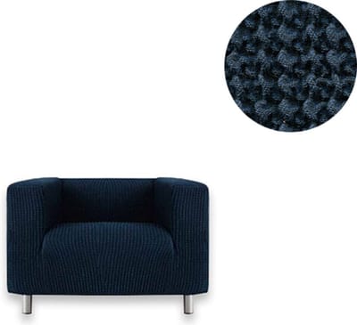 Belmarti Milos fauteuilhoes hoge armleuningen - 70-110 cm - Marineblauw