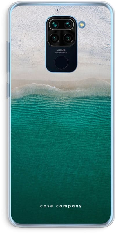 Case Company® - Hoesje geschikt voor Xiaomi Redmi Note 9 hoesje - Stranded - Soft Cover Telefoonhoesje - Bescherming aan alle Kanten en Schermrand