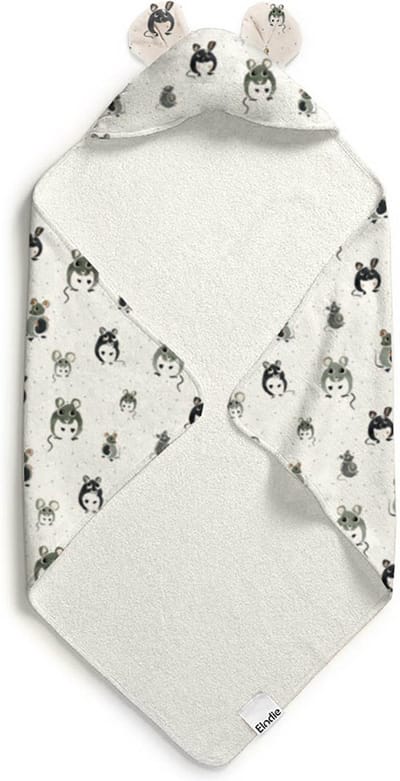 Elodie Badcape - Badcape Baby - Badcape - Badcape met capuchon - Kraamcadeau - Forest Mouse