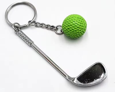 Mini Golf Club Sleutelhanger - Leuke Sport Sleutelhanger, Accessoire voor Golf Fans