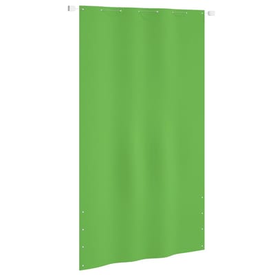 vidaXL - Balkonscherm - 140x240 - cm - oxford - stof - lichtgroen