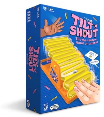 Tilt 'n' Shout – Snel gezinsfeestspel met 150 unieke categorieën en interactieve timer