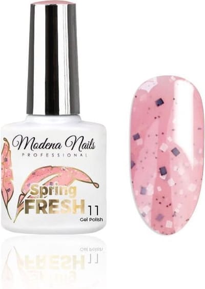 Modena Nails UV/LED Gellak – Spring Fresh #11 - Roze - Glanzend - Gel nagellak - Gel nagellak
