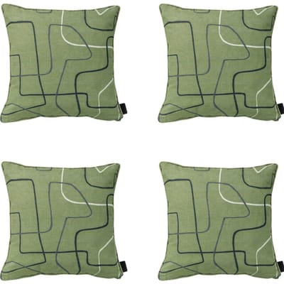 Madison - Sierkussen Joah sage - Ca. 50x50 cm - Set van 4