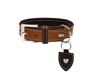 Hunter Hondenhalsband Tara Cognac/Bruin 62 - 72 cm