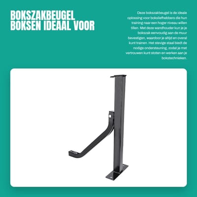 Dailygoods- Bokszakbeugel Zware Bevestiging - Bokszak Houder - Wandbeugel - Trainingsaccessoire - Ideaal voor Boksliefhebbers - Sterke Ophanghaak - Bokszakhouder