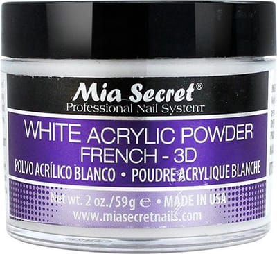 Acryl Poeder Wit 60ml.