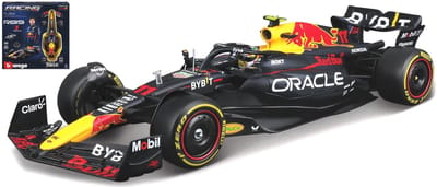 Bburago Red Bull Rb19 - Modelauto - Schaal 1:24 - Donker Blauw/Rood/Geel