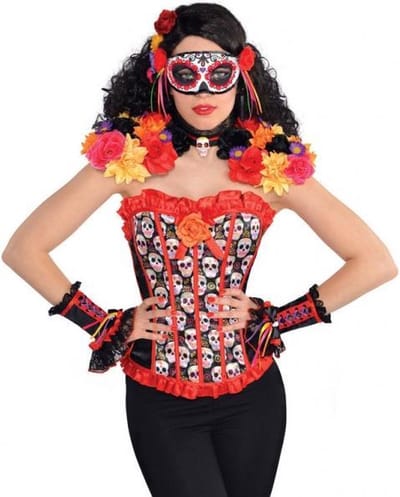 Amscan Verkleedmasker Day Of The Dead One-size