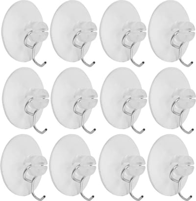 20x Zuignap haakjes 3,5 cm/ophanghaakjes/ophanghaken