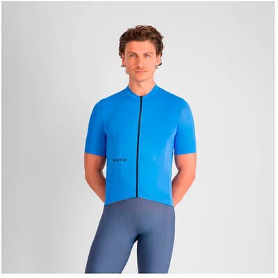Sportful Classic Korte Mouw Wielertrui Blauw L Man