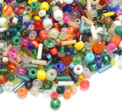 Kralen 2 mm 3 mm 4 mm 6 mm rond en stiftkralen, pony kralen, gemengde kleur, zaadkralen