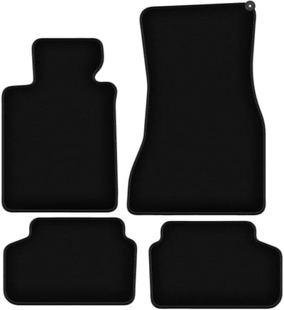 BASIC zwarte veloursmatten voor: BMW 5 G30 sedan (2017-)