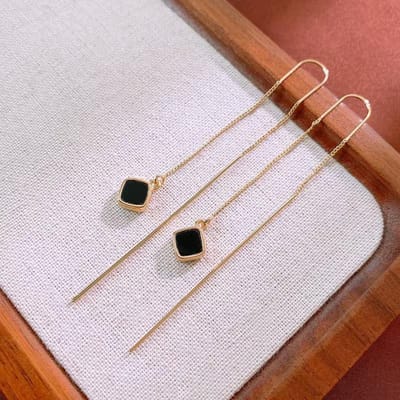 Vintage Oorbellen met Lange Kwastjes, Met Een Vrouwelijk Minimalistisch Temperament En Elegant, Speels, Modieus En Veelzijdige Oorbellen goud
