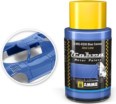 AMMO by Mig Jimenez Hobbyverf Acrylverf - MIG 0330 Cobra Motor Paints - Blue Canvas - Matt - Acryl - 30ml Verf potje - 30 ml