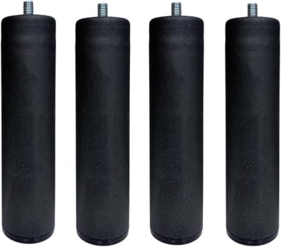 Bedpoten Metaal - Poten Lattenbodem - Bedverhoging - Eenvoudige Installatie - 4 stuks 20 cm - Zwart