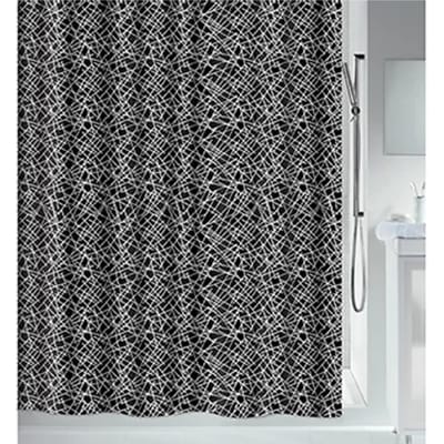 Spirella Douchegordijn Anti-Schimmel - Waterdicht Douchegordijn Polyester - Stijlvol Design voor de Badkamer