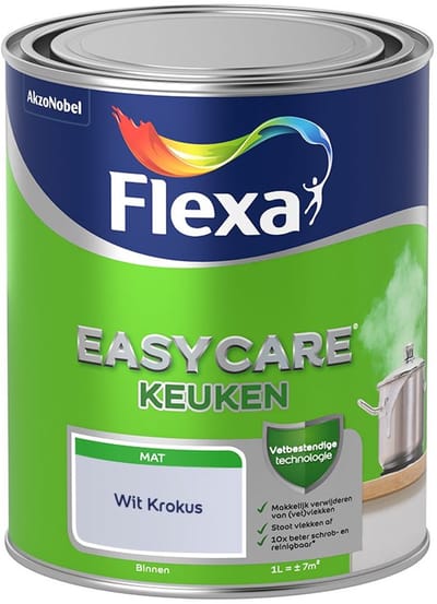 Flexa - Easycare Keuken - Wit Krokus - Mengverf - 1 L