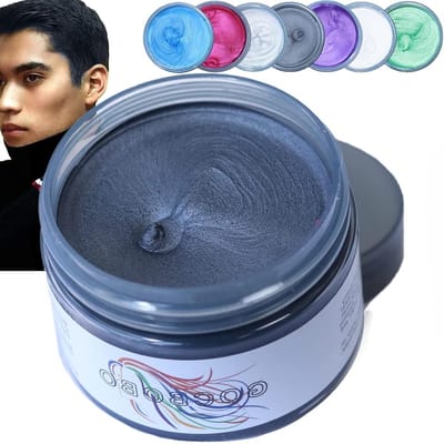 Dailygoods - Tijdelijke zwarte haarverf, uitwasbaar, haarkleurmiddel, wax voor cosplay, joker, haarspray, Halloween, modellering