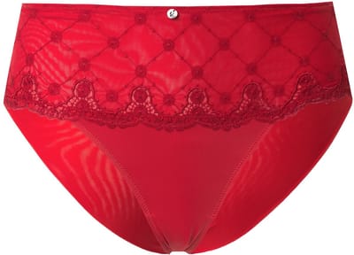 Ulla Popken - Dames - Hipster kant achterkant van mesh - Salsa - Maat 46+