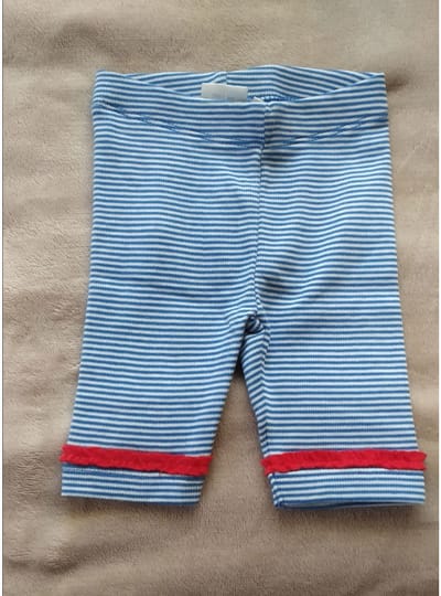 Feetje - legging streep blauw met wit maat 68 - Holland thema