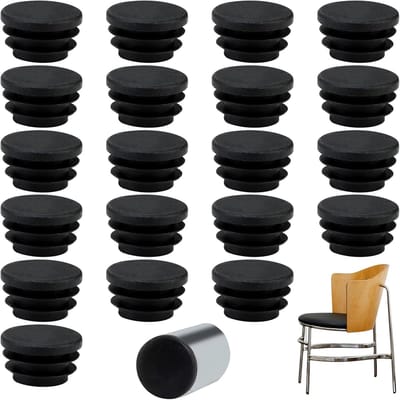 Ronde lamellendoppen 20 stuks voor buizen met Ø 25 mm - Diverse maten en vormen