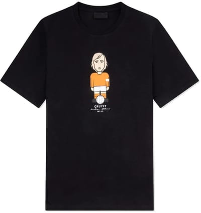Cruyff - Avatar Holland T-Shirt - Zwart/ Oranje