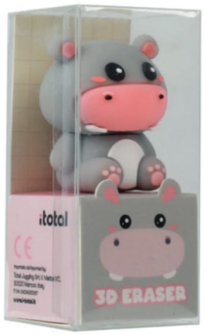 iTotal 3D Eraser My Little Bestie ”HIPPO” Gum 31gr