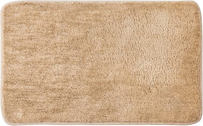 STAR&STER Badmat 40x60 cm – Beige – Antislip & Absorberend – Wasbare Douche-, Badkamer- en Slaapkamermat