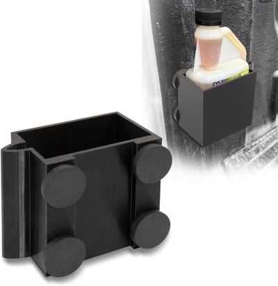 Dailygoods- Dieseladditiefhouder Magnetisch - Flessenhouder Vrachtwagenbed - Compatibel met Hot Shots Diesel - 40 ml Knijpfles - Opties voor Powerstroke/Cummins/Duramax - 1 stuk