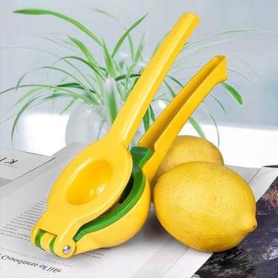 *** Citruspers Citroenpers - Limoenpers - Sinaasappel juicer - Handmatige Fruitpers - Metaal - Citroen, Limoen, Sinaasappel Juicer - van Heble® ***