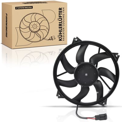 Frankberg 1x Motorradiator enkele ventilator