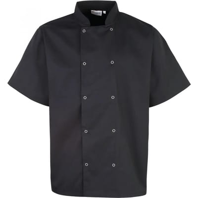 Schort/Tuniek/Werkblouse Unisex S Premier Black 65% Polyester, 35% Katoen