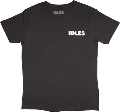 Idles - Cartoon Flower Heren T-shirt - S - Zwart