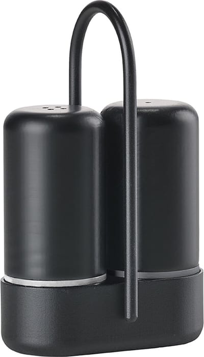 Zone Denmark Singles Peper en zoutstel 6,5 x 3,3 x 8,9 cm Black
