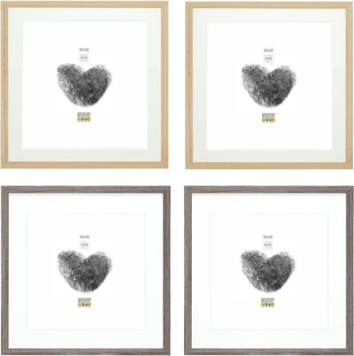 Deknudt Frames fotowand S66KMP 1 - 4 fotokaders - foto 20x20/30x30 cm