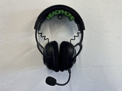 Hoofdtelefoon houder - muurbevestiging - wandbevestiging - Groen