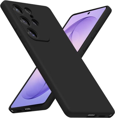 Hoesje geschikt voor Samsung Galaxy S26 Ultra hoesje Siliconen cover Zwart backcover